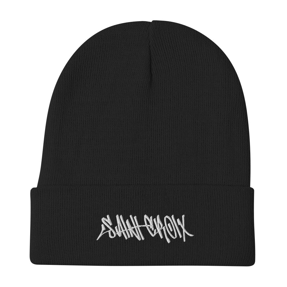 Street White Logo Beanie